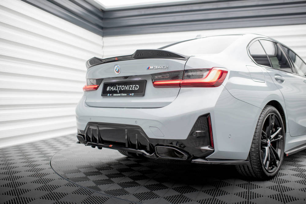 Diffuser passend voor BMW M340i G20 / G21 FL Maxton Glans Zwart