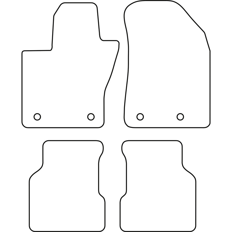 Set car mats  Alfa Romeo Stelvio Facelift 2022-