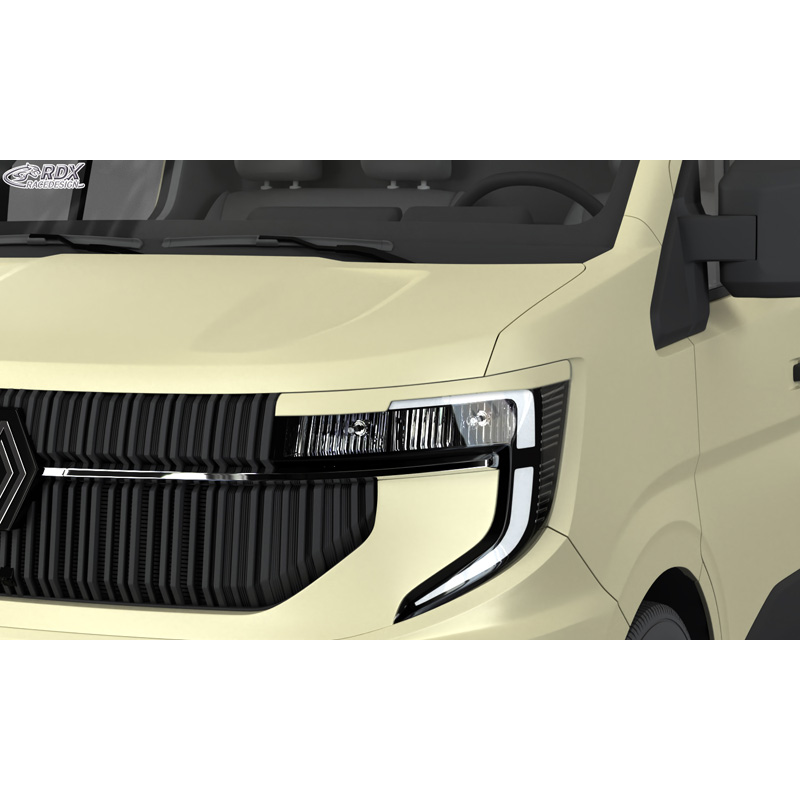 RDX Head light spoilers  Renault Master IV 2024- & Nissan Interstar 2024- (ABS)