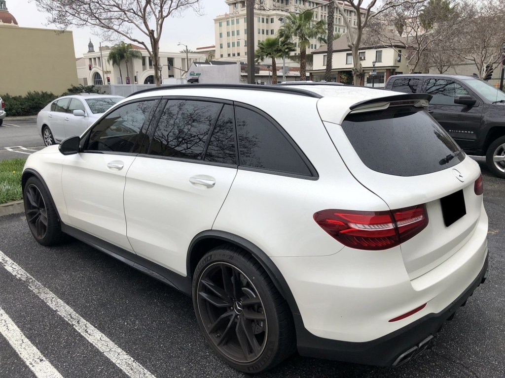 Achterklep Spoiler passend voor Mercedes GLC X253 SUV (2015-2020) Glans Zwart