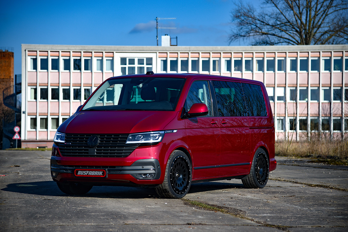 Coilover set Koni VW Transporter T5 and T6 Red T32