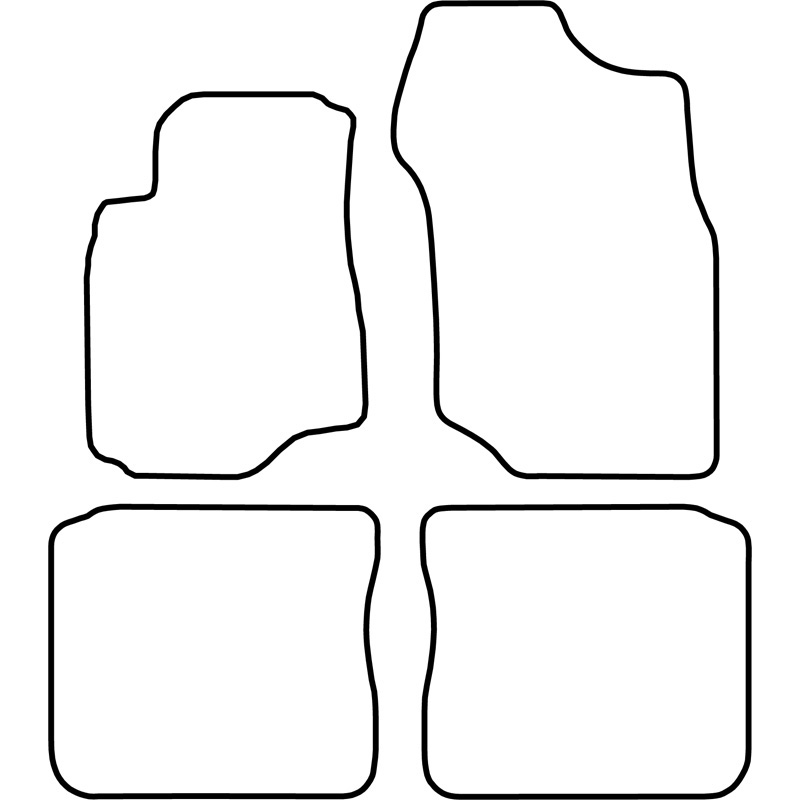 Set velour car mats  Mitsubishi Lancer 2004-2008
