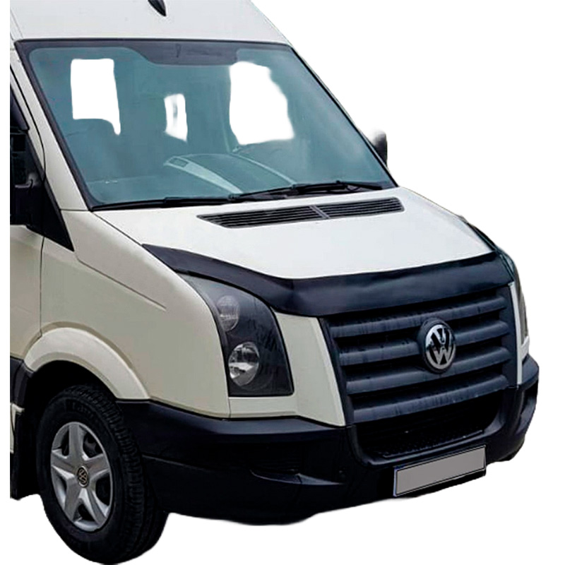 Bonnet Protector  Volkswagen Crafter MK1 & MK1 Facelift 2006-2016 - Gloss black