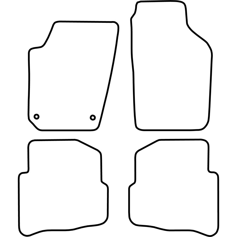 Set car mats  Seat Ibiza 2002-2004 / Cordoba 2003-2008