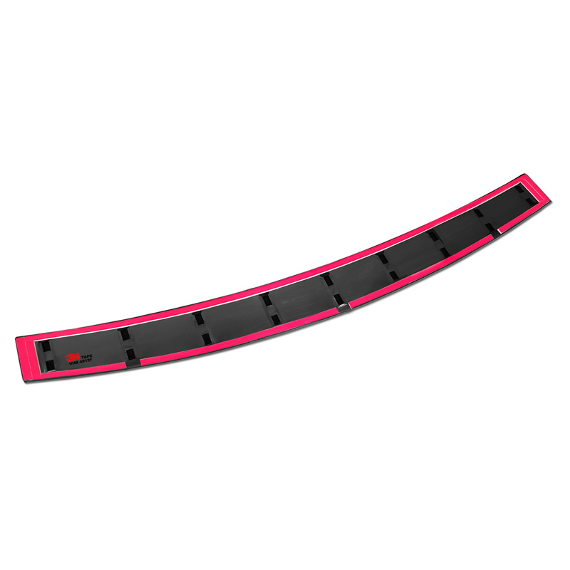 Black Stainless Steel Rear bumper protector  Volkswagen Passat Variant (CJ5) incl. R-Line & Hybrid 2024- 'STRONG EDITION'