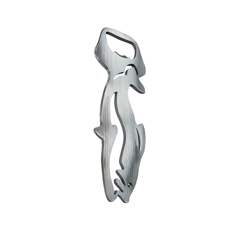 Stainless steel bottle opener - 'Fish' (silver)