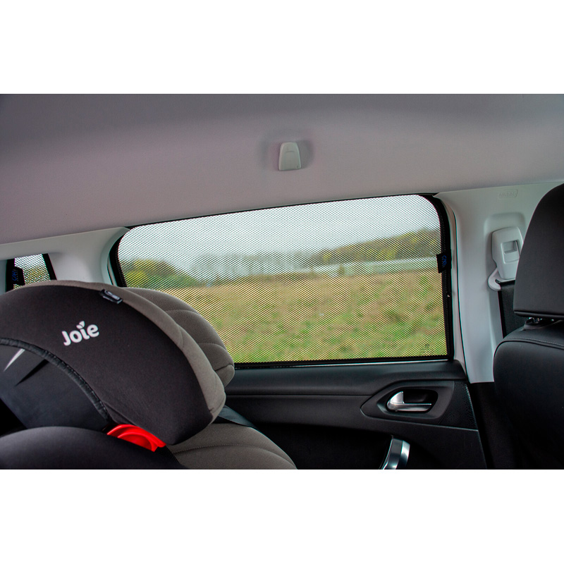Set Car Shades (rear side doors)  Peugeot 2008 2013-2019 (2-pieces)