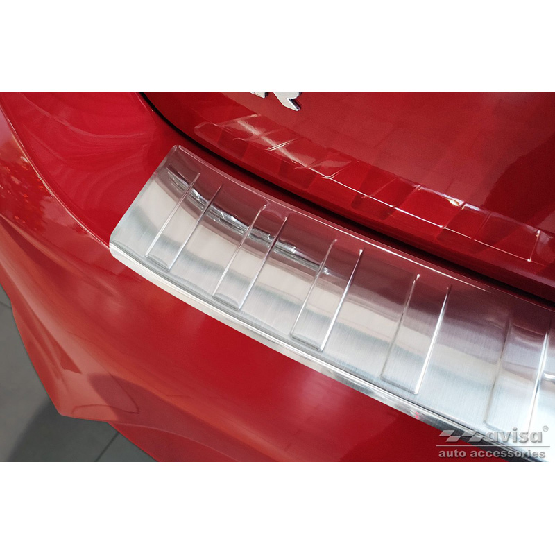 Stainless Steel Rear bumper protector  Mitsubishi Space Star Facelift 2020- 'Ribs'