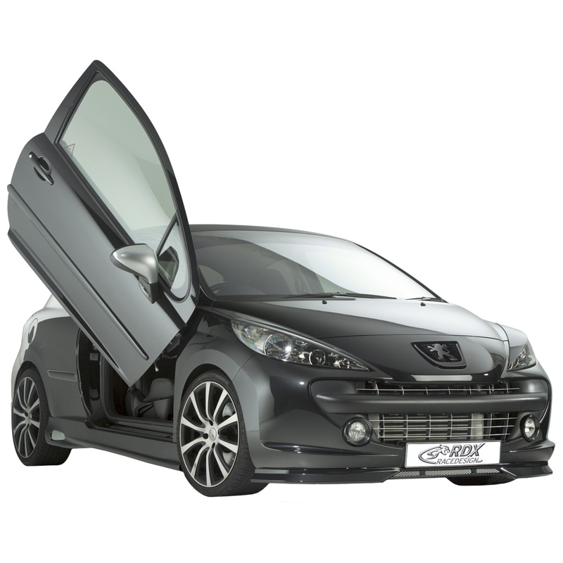Front spoiler  Peugeot 207 2006-2009 (PU)