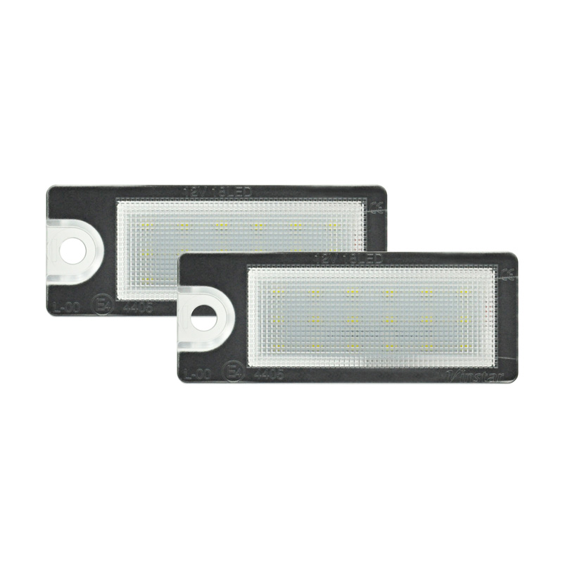 Set LED License Plate Lights  Volvo various models Type 2
