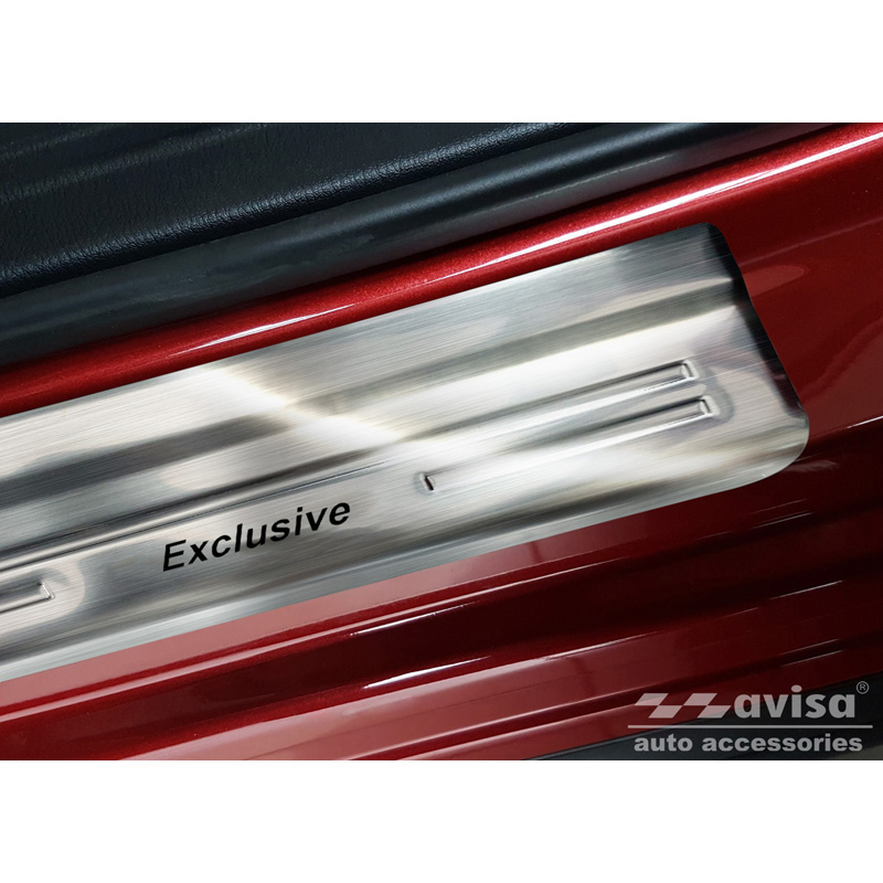 Stainless Steel Door sill protectors  Mazda CX-5 II 2017- incl. Facelift 'Exclusive' - 4-pieces