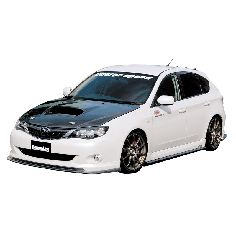 Chargespeed Front Spoiler  Subaru Impreza GH8 A/B 9/2007- BottomLine (FRP)