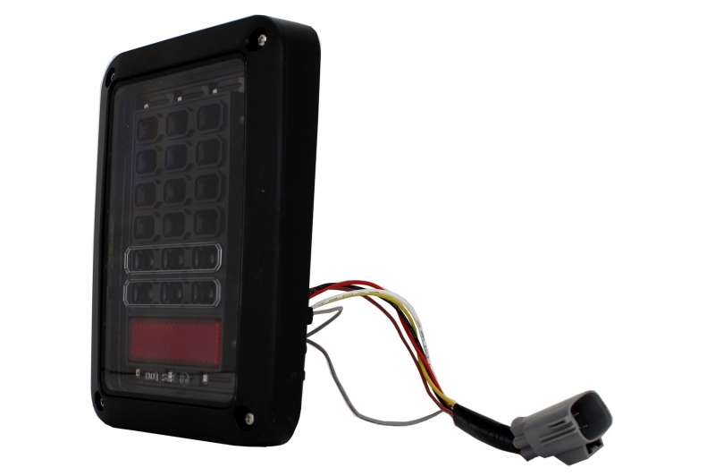 Taillights Jeep Wrangler JK (2007-2017) Black