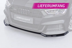 Front Spoiler passend voor Audi A3 S-Line / S3 8V – CSR Automotive Cup Spoiler Lip High-Gloss Black