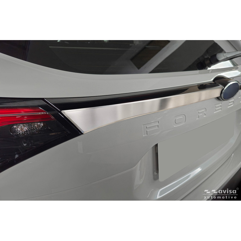 Avisa Brushed Stainless Steel Trunk Tailgate Trim Cover  Subaru Forester VI (SL) 2024-