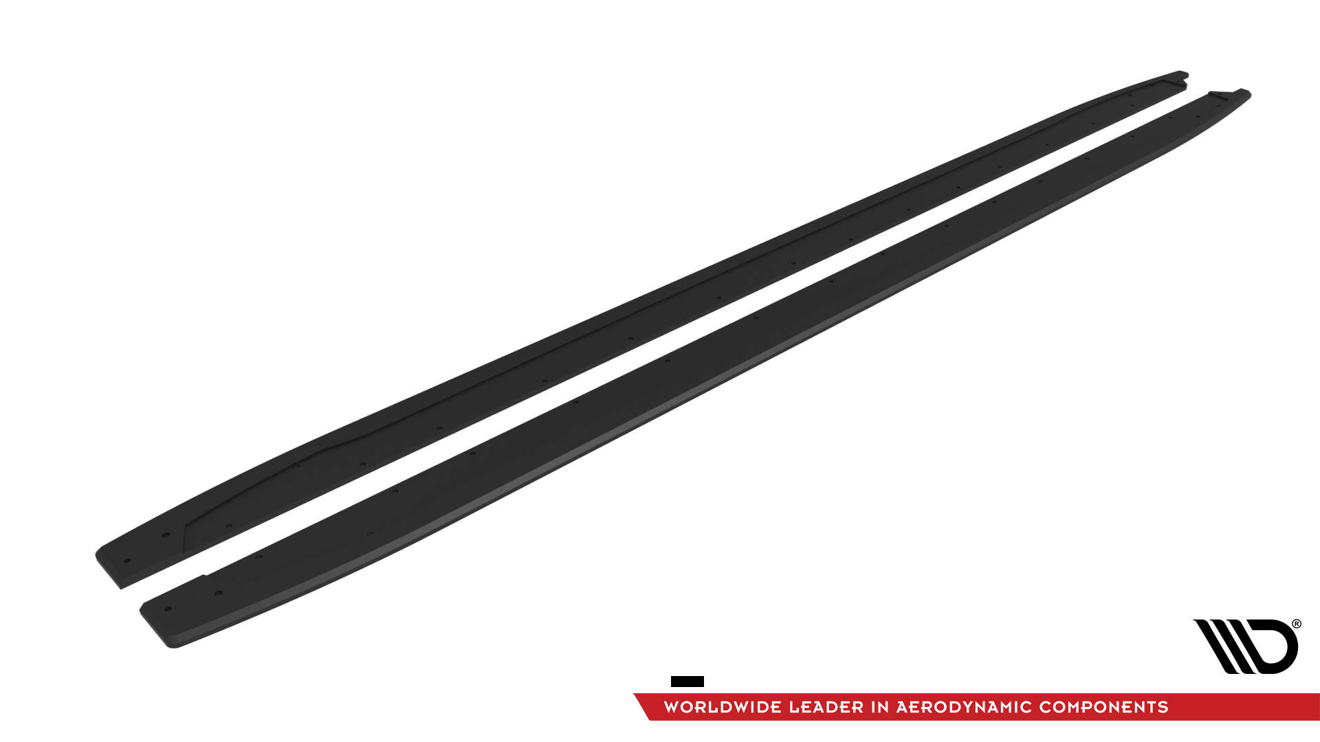 Street Pro Zijskirts passend voor Audi S3 / A3 S-line 8Y Facelift Maxton Glanzend zwart