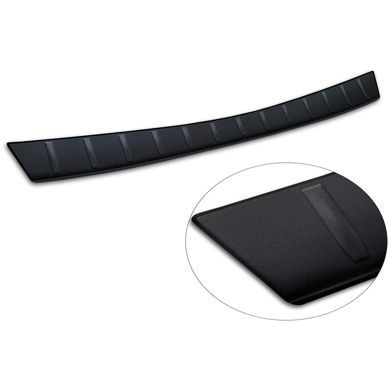 Avisa Matt Black Stainless Steel Rear bumper protector  Subaru Forester (SL) 2025- 'Ribs'