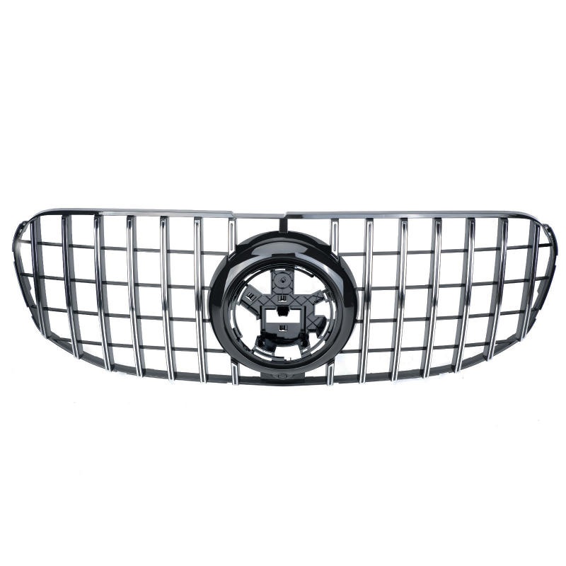 Grill passend voor Mercedes GLS X167 18-.. Glans Zwart / Chroom