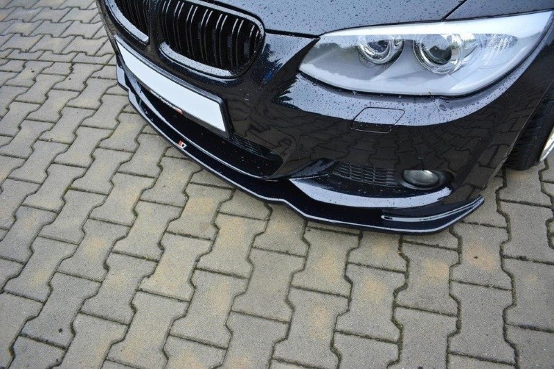 Voorspoiler passend voor BMW 3 E92 M-PACK FACELIFT V.2 Glanzend Zwart