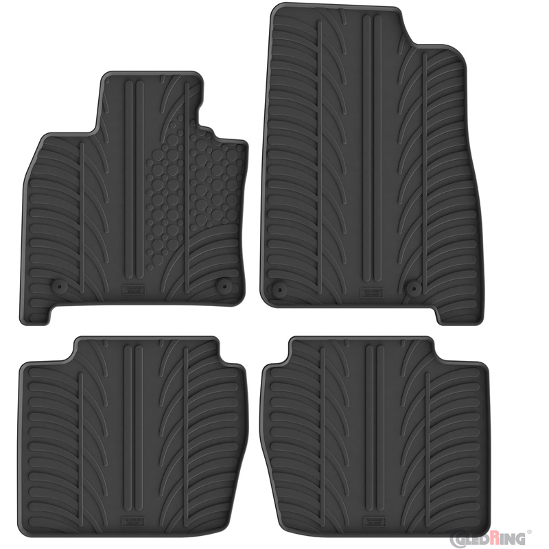 Gledring Rubber car mats set  Mazda CX-5 III 2025- (T profile 4-pieces)