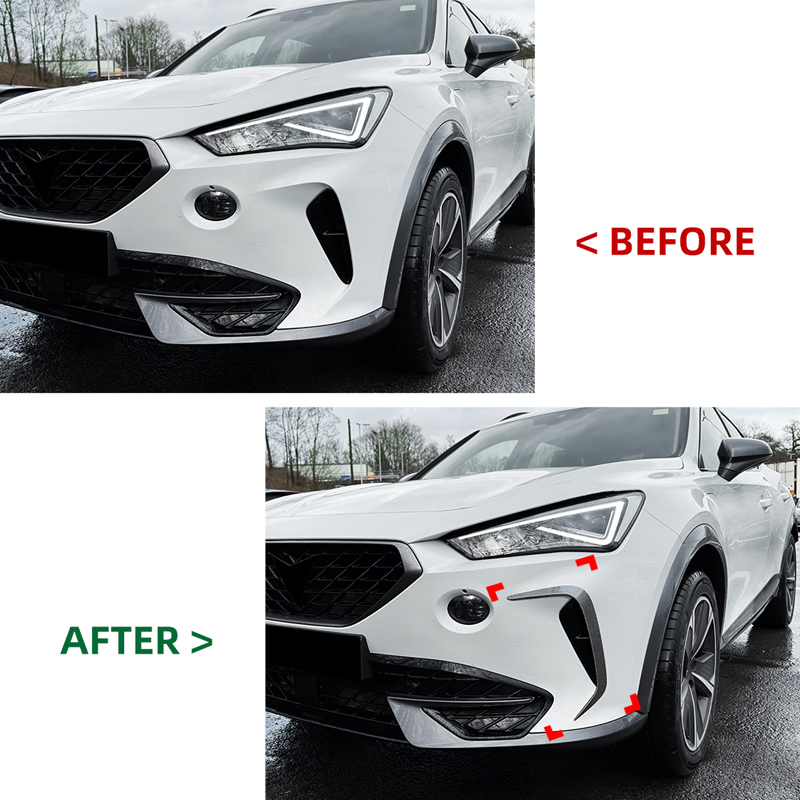 Bumper Flags  Cupra Formentor 2020-2024 (ABS Glossy Black)