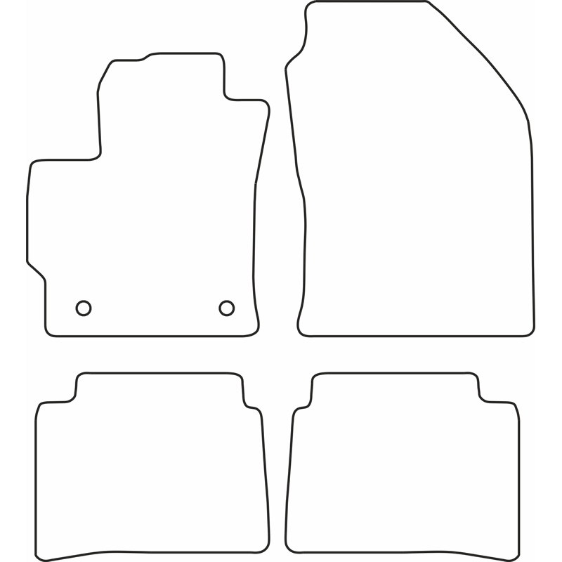Set car mats  Suzuki Swace Hybrid 2020-