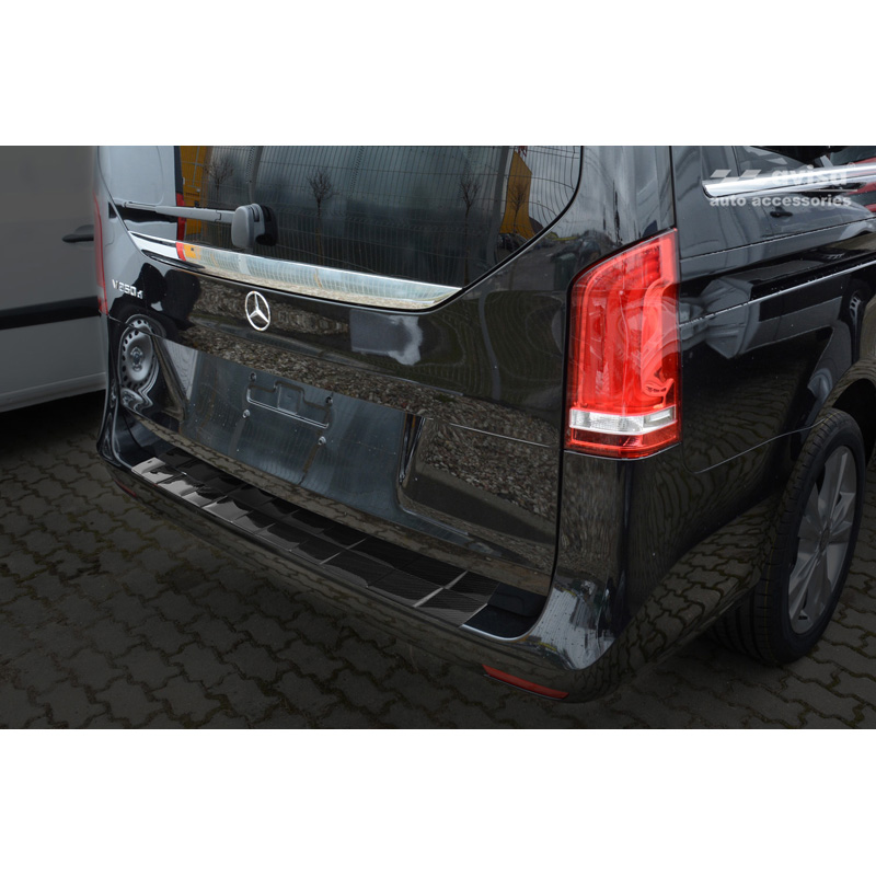Real 3D Carbon Rear bumper protector  Mercedes Vito / V-Class 2014-2019 & Facelift 2019-