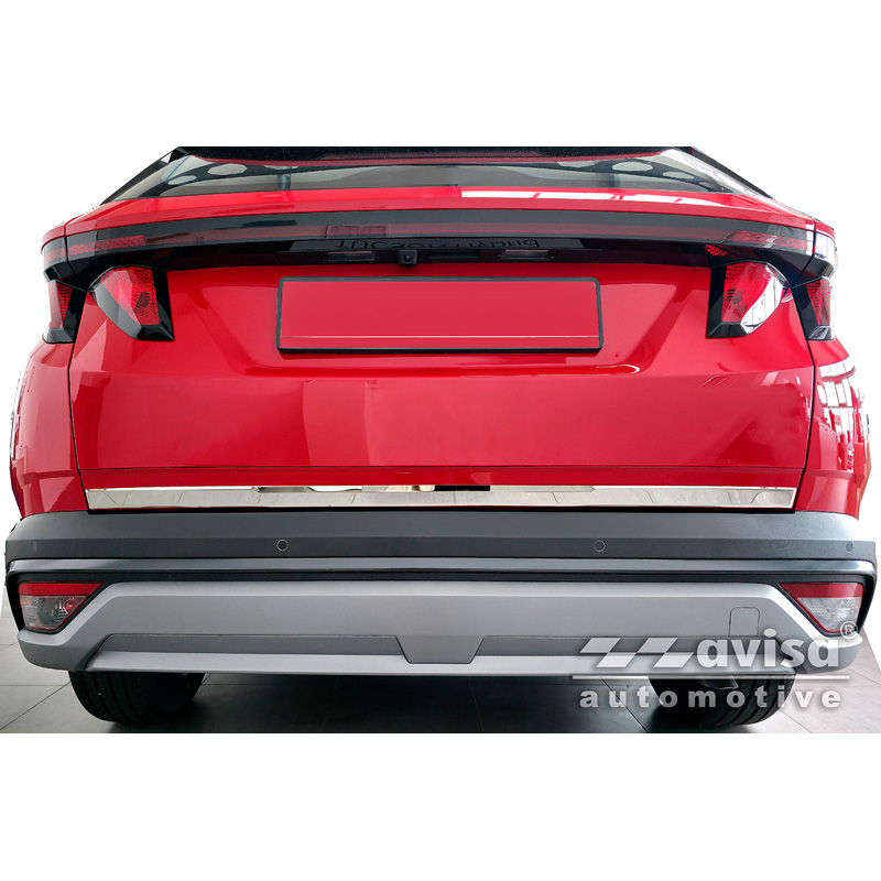 Avisa Chrome Stainless Steel Trunk Tailgate Trim Cover  Hyundai Tucson IV 2020-2024 & Facelift 2024-