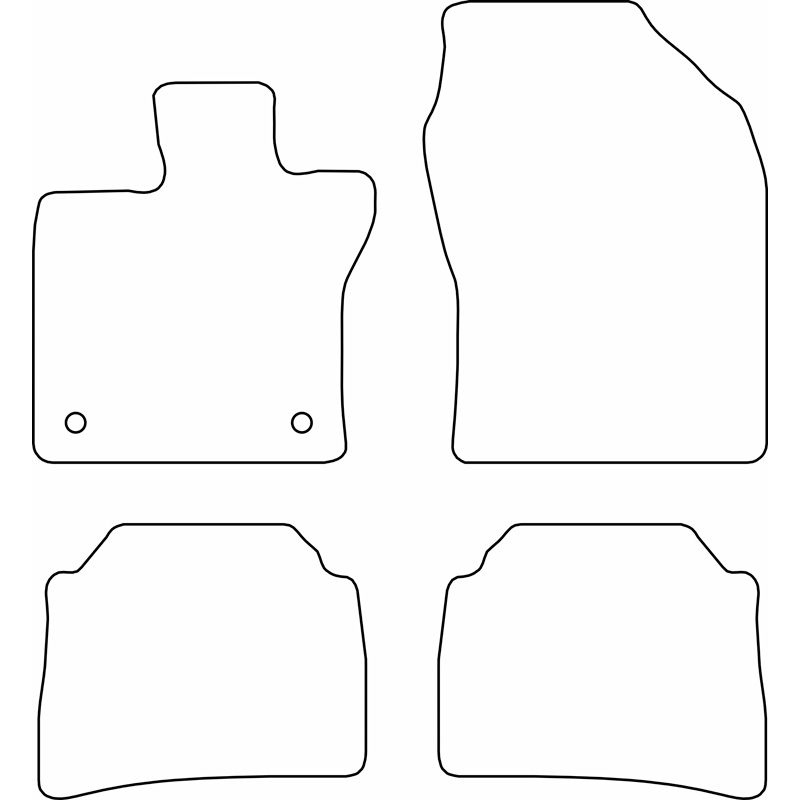 Set car mats  Toyota Prius V (XW60) 2023-