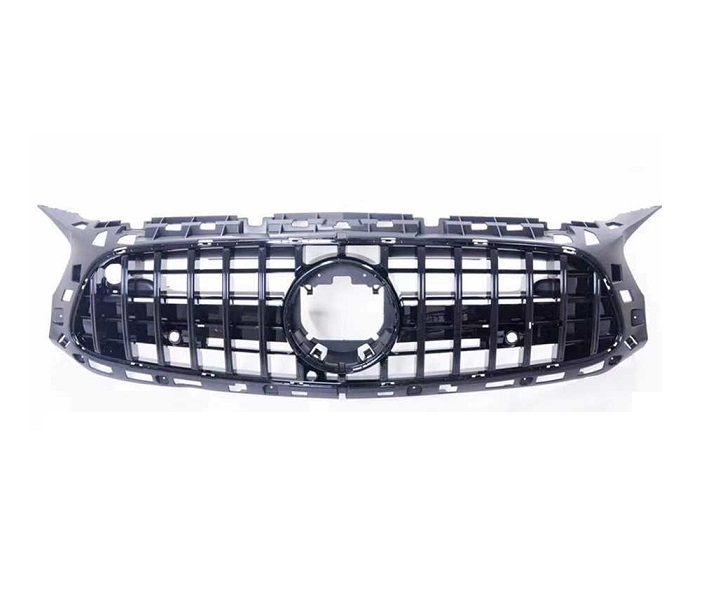 Grill passend voor Mercedes Benz AMG GT C190 R190 2 Deurs 2017-.. Zwart Facelift