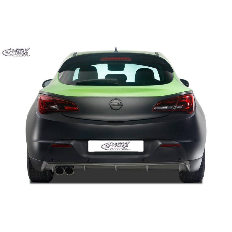 Rear bumper skirt 'Diffusor'  Opel Astra J GTC 2009-2015 excl. OPC (PUR)