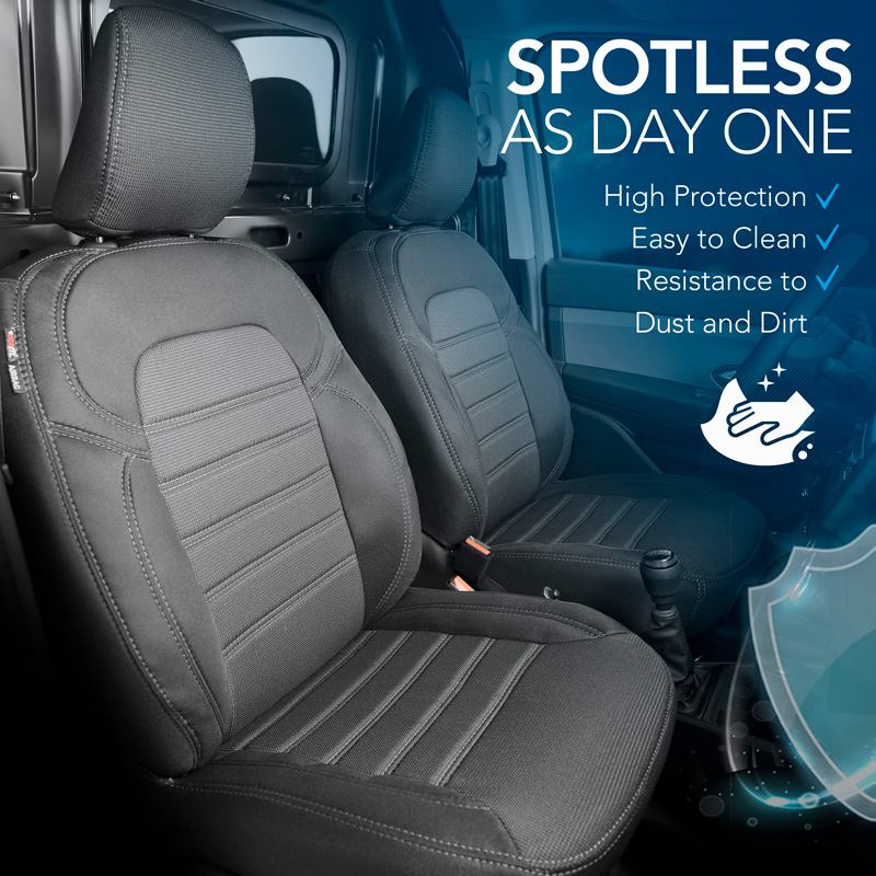 Original Design Textile seat covers 1+1  Volkswagen T5 2003-2015