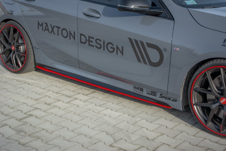 Zijskirts passend voor BMW 1 Serie F40 M-Pack/ M135i Glans Rood V2