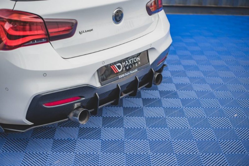 Race Diffuser passend voor BMW 1-Serie M140I F20 Maxton Design zwart