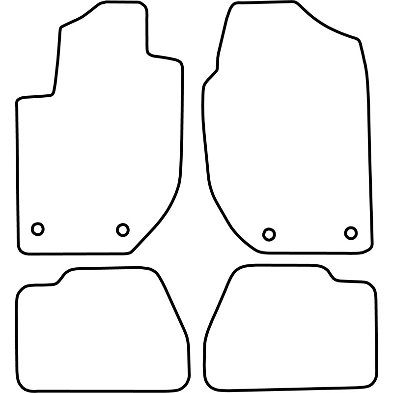 Set velour car mats  Landrover Freelander 2001-2007