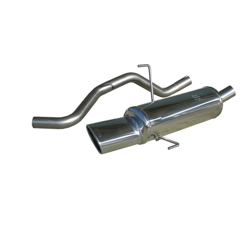 100% Inox Sport Exhaust  Fiat Punto 2B (188) 1.8 16v (130HP) 2003- 120x80mm
