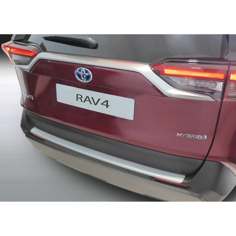ABS Rear bumper protector  Toyota RAV4 (5th Gen.) 2018- Silver