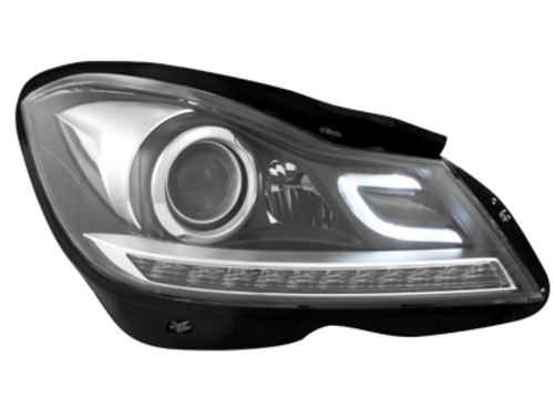 Headlights Mercedes W204 2011-.. Xenon look DRL
