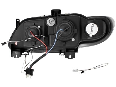 Headlights Renault Megane 96-99 LED Devil Eyes Dayline black