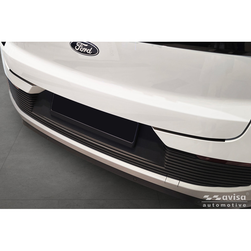 Avisa Black Stainless Steel Rear bumper protector  Ford Explorer EV 2024- 'Ribs'