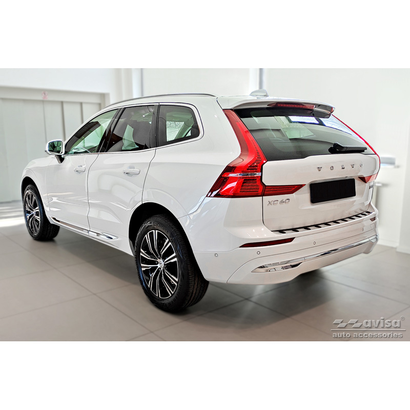 Stainless Steel Rear bumper protector  Volvo XC60 II 2017-2021 & Facelift 2021- (incl. R-Design) 'STRONG EDITION'