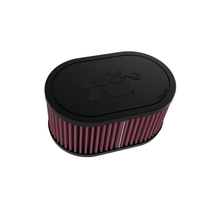 K&N Universal Oval Air Filter 54mm dual flange, 159mm x 102mm outside diameter, 76mm height (RU-3510)