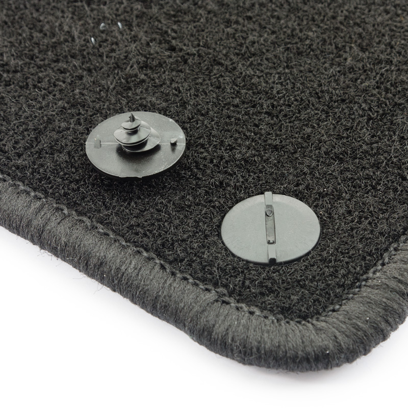 Universal car mat clips 'StyleFit' - 4 pieces for 2 mats