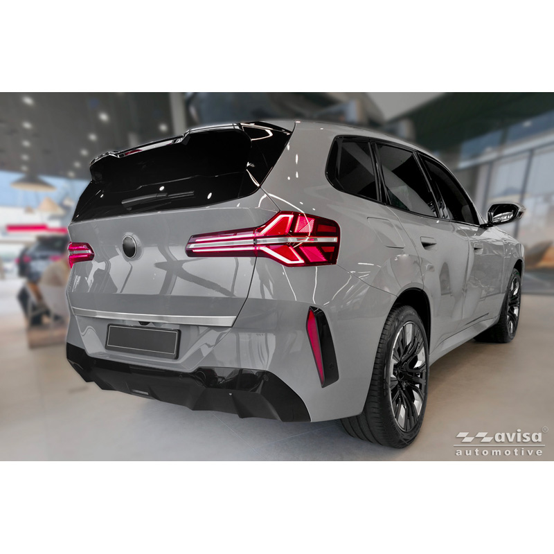 Avisa Brushed Stainless Steel Trunk Tailgate Trim Cover  BMW X3 (G45) 2024- excl. M-Sport
