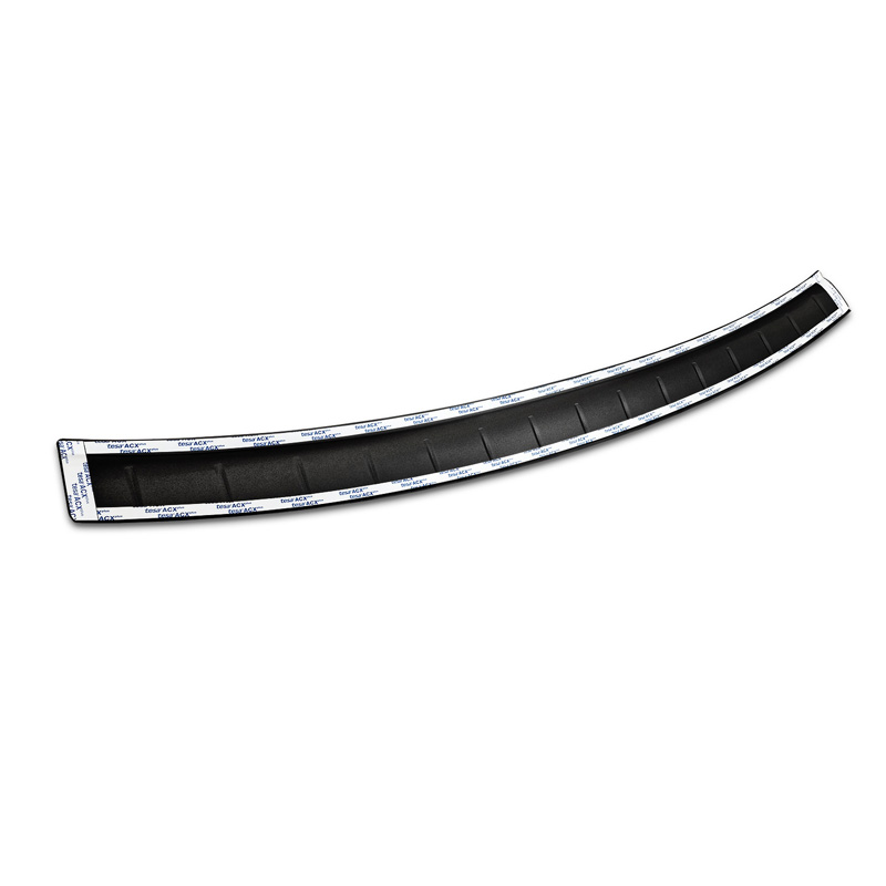 Matt Black Stainless Steel Rear bumper protector  Polestar 2 2019-2023 & Facelift 2023- 'Ribs'