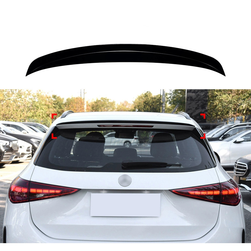 Roof spoiler (Spoiler Cap)  Mercedes C-Class W206 Kombi 2021- (ABS Glossy Black)