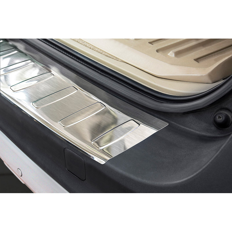 Stainless Steel Rear bumper protector  Volvo XC70 Facelift 2013-2016 'Ribs'