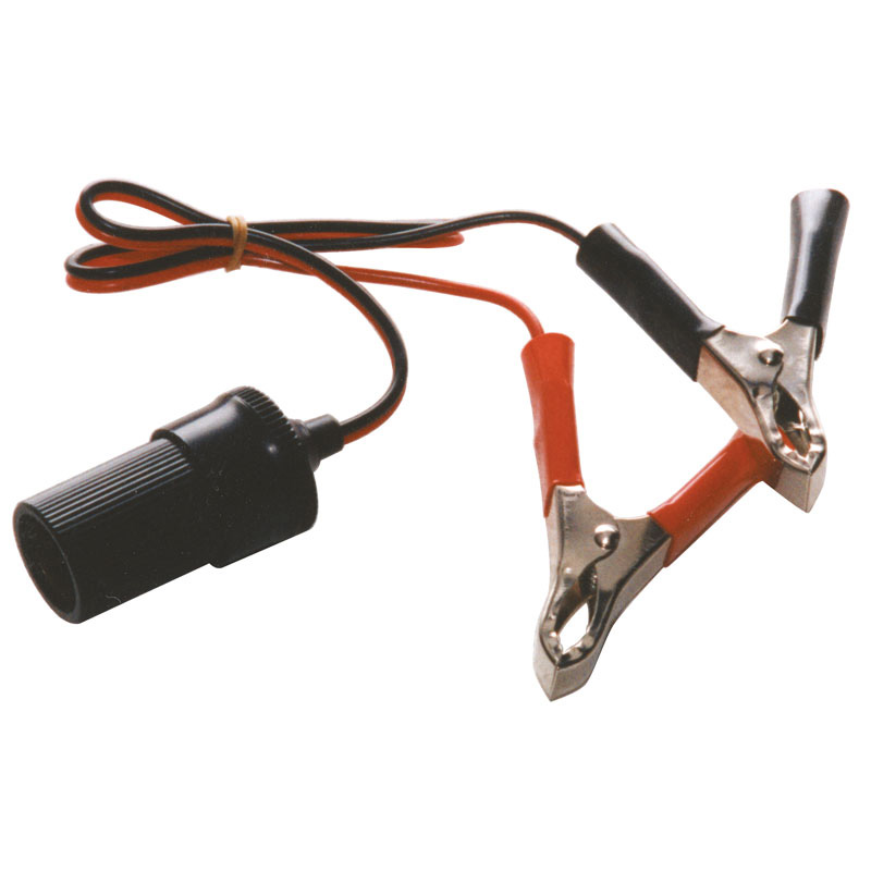Carpoint Cigarette Lighter Socket Battery Clamps 12V 10A
