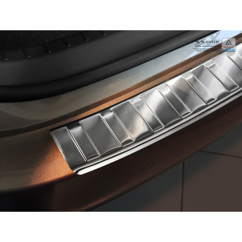Stainless Steel Rear bumper protector  Toyota Corolla XI E16 Facelift 2016- 'Ribs'
