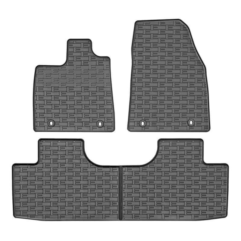 CIKCAR Rubber car mats set  MG S6 (EV) 2025- (3-pieces + fixing system)